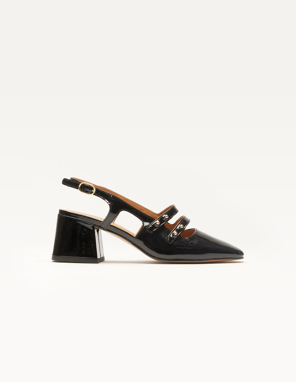 Soline pumps - Black patent leather