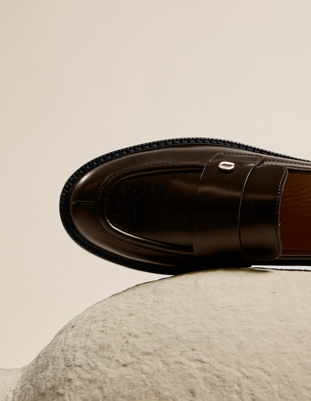 Mocassins Marjorie - Cuir box marron