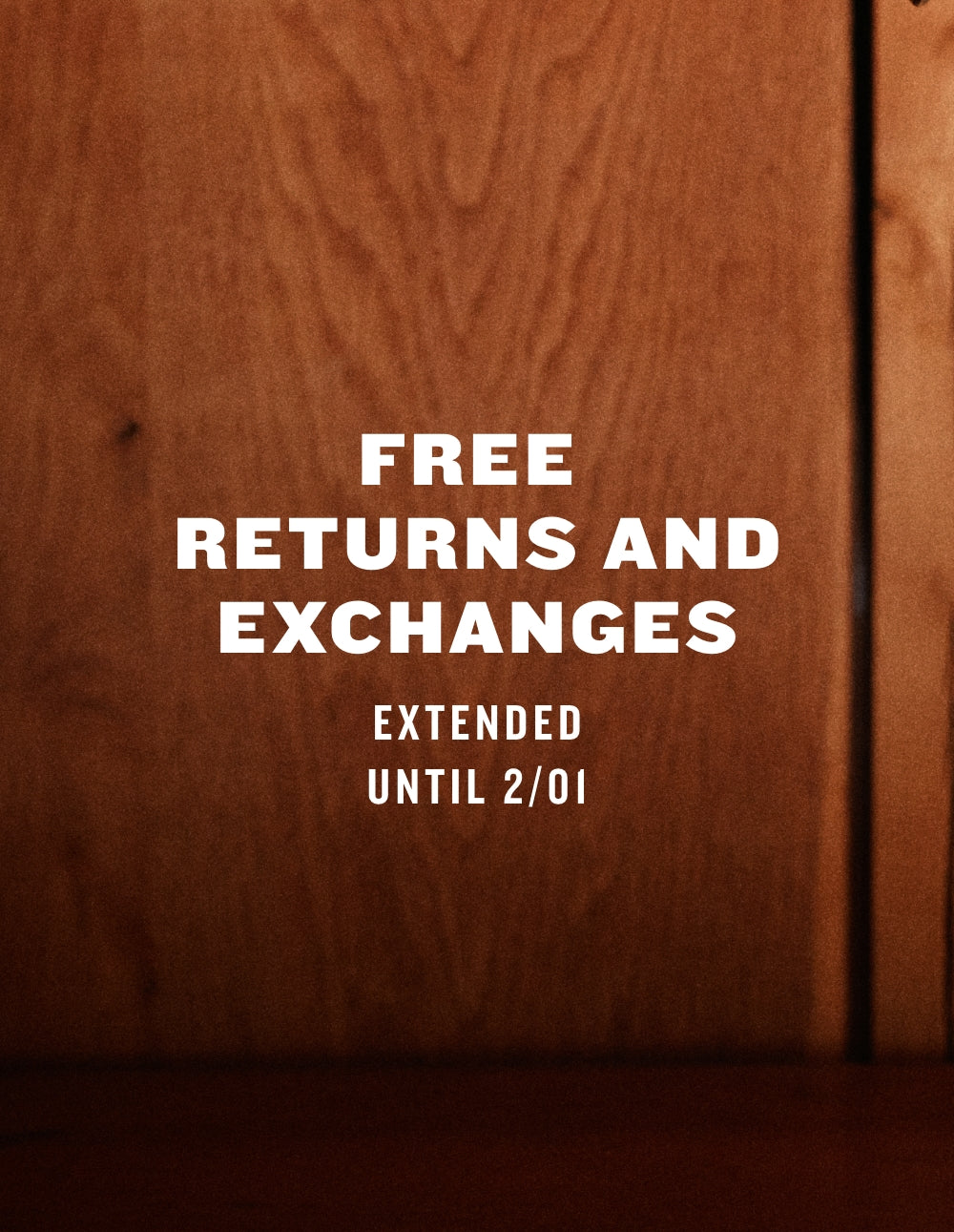 Push | Réassurance - Retours & échanges gratuits