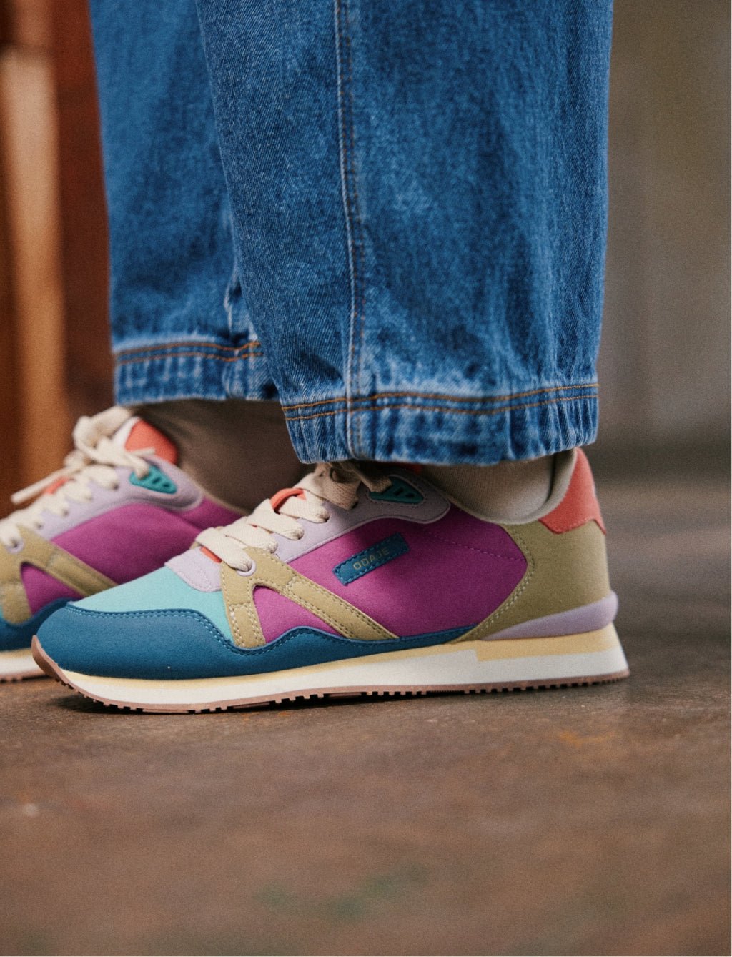 Colorful trainers