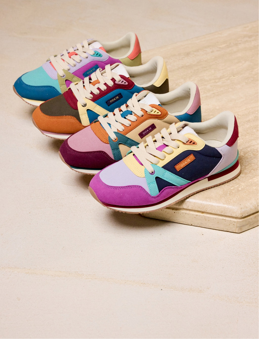 Colorful trainers