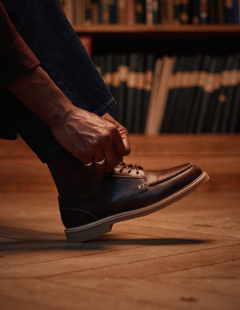 Push |  Alwin - Cuir pull-up marron