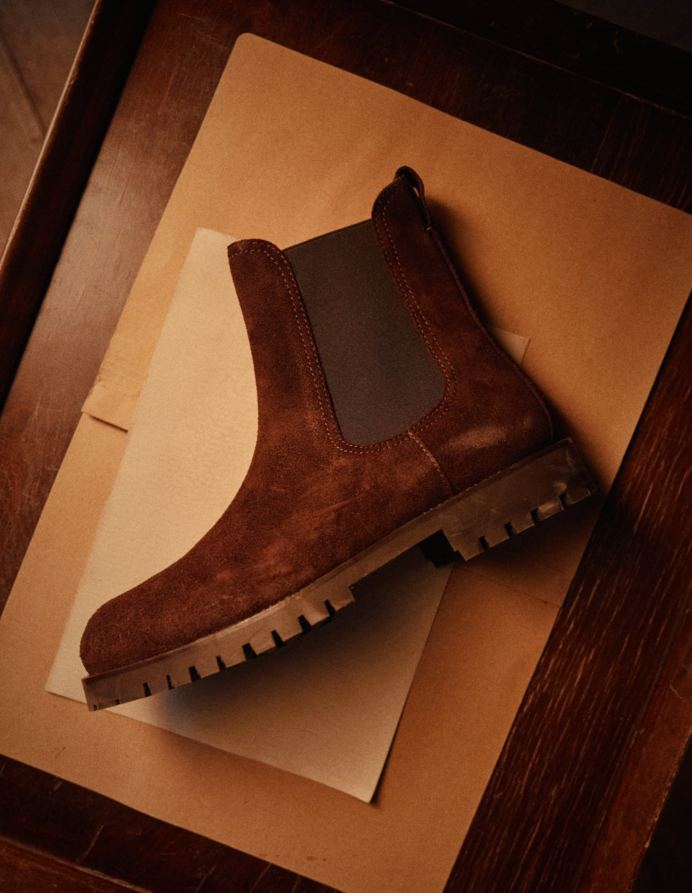 Push | Barrel - Suède marron