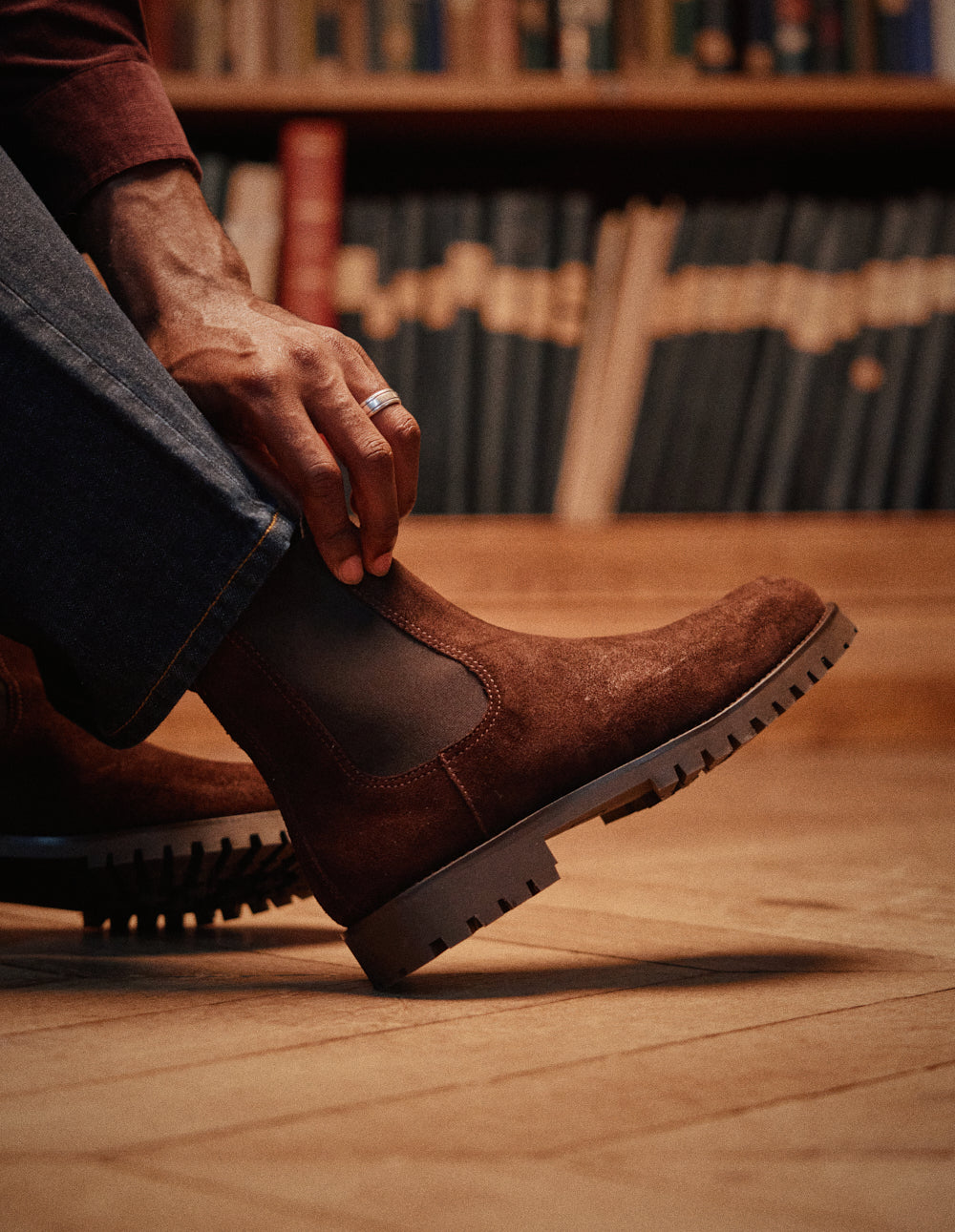 Bottines Barel - Suède marron