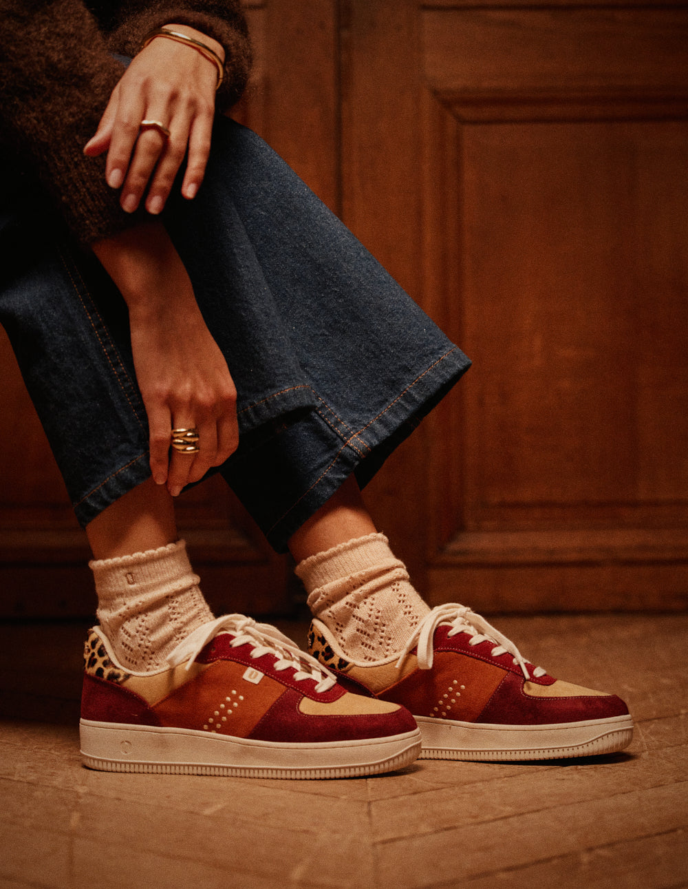 Push |  Maxence F beige bordeaux