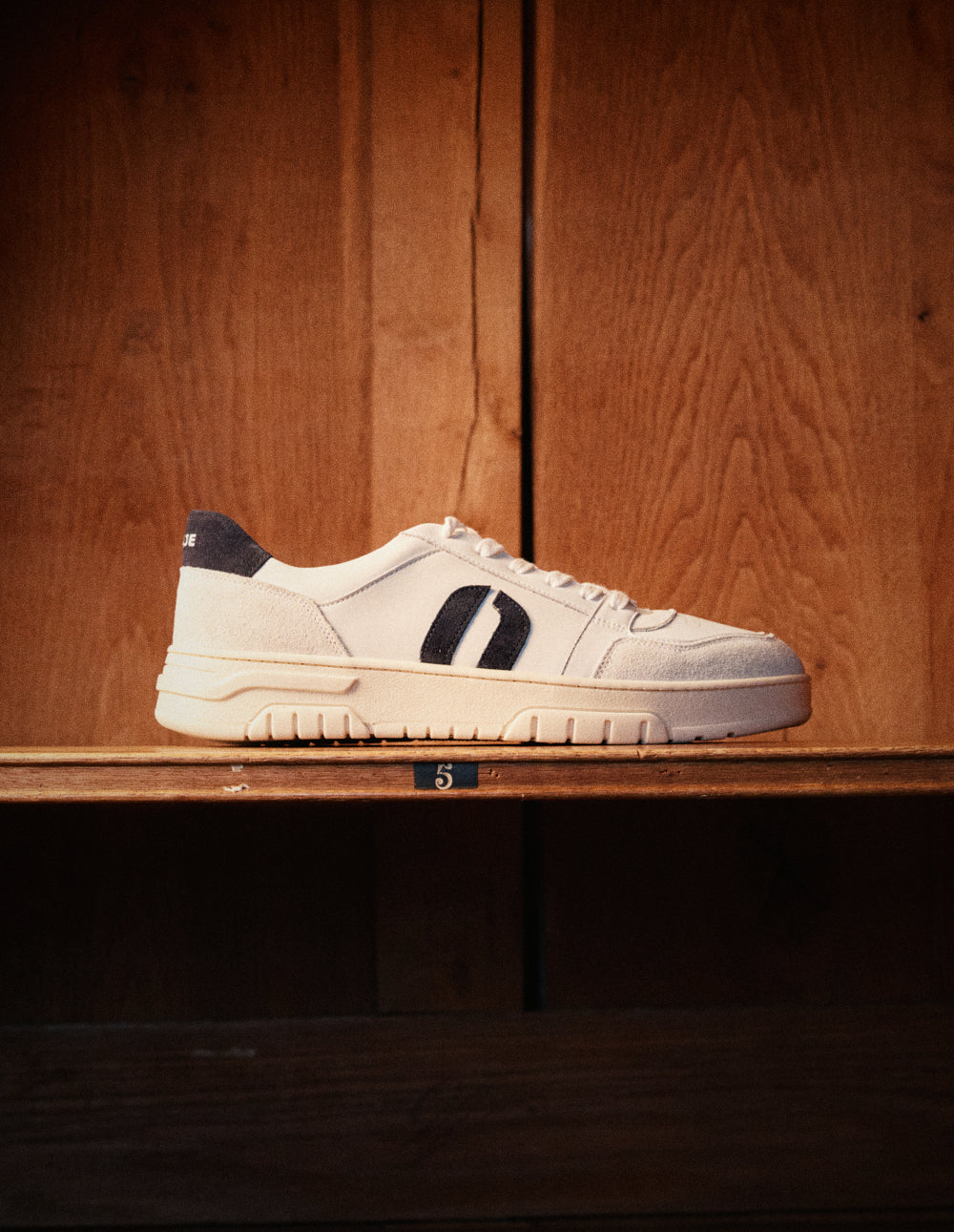 Baskets basses Nino - Blanc marine