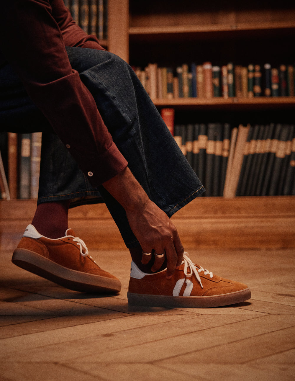 Baskets basses Pablo - Marron écru