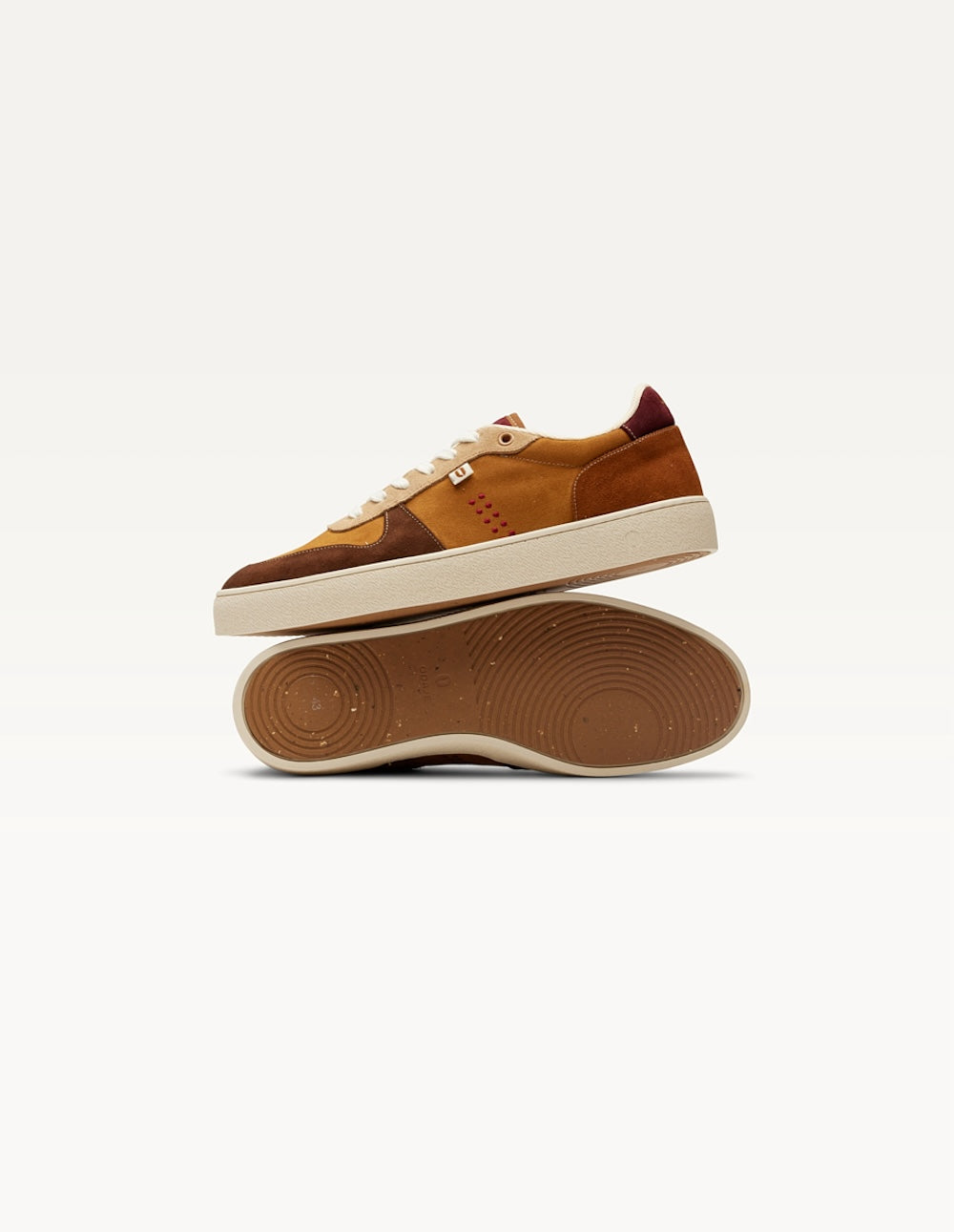Baskets basses Arthur - Marron beige foncé