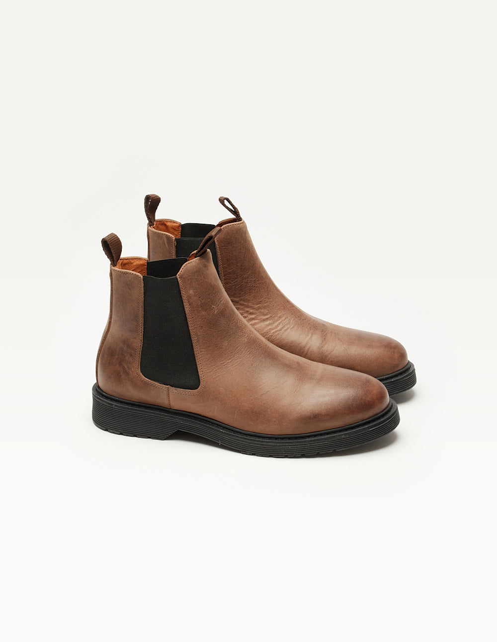 Boots Axel - Brown beeswax leather
