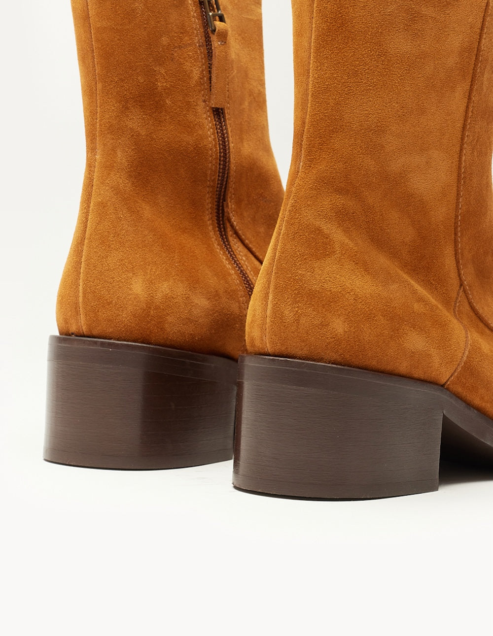 Heeled ankle boots Callie - Amber suede