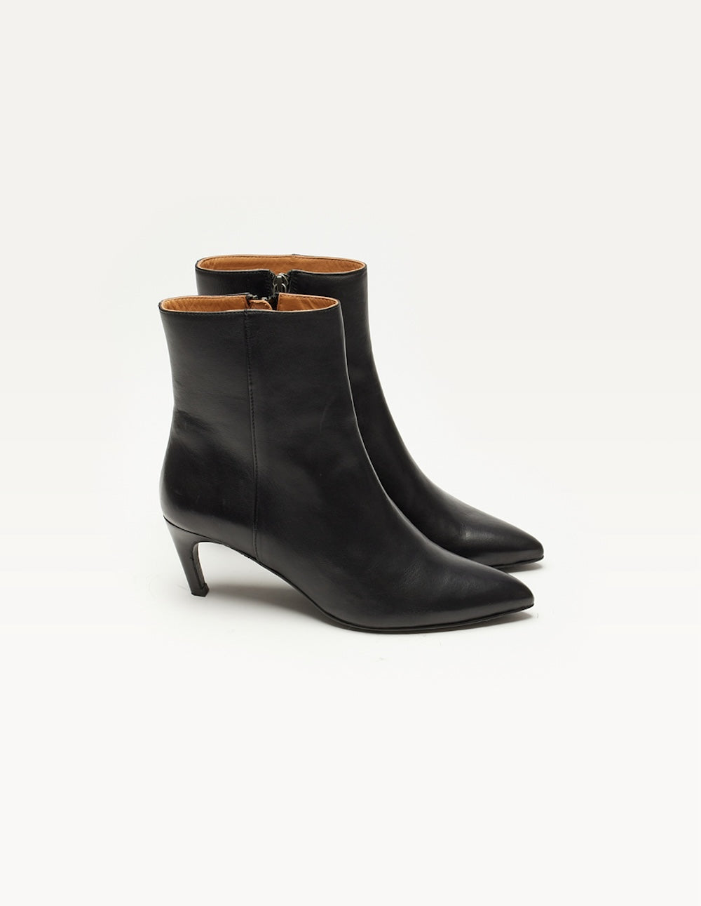 Heeled ankle boots Dolores - Black leather