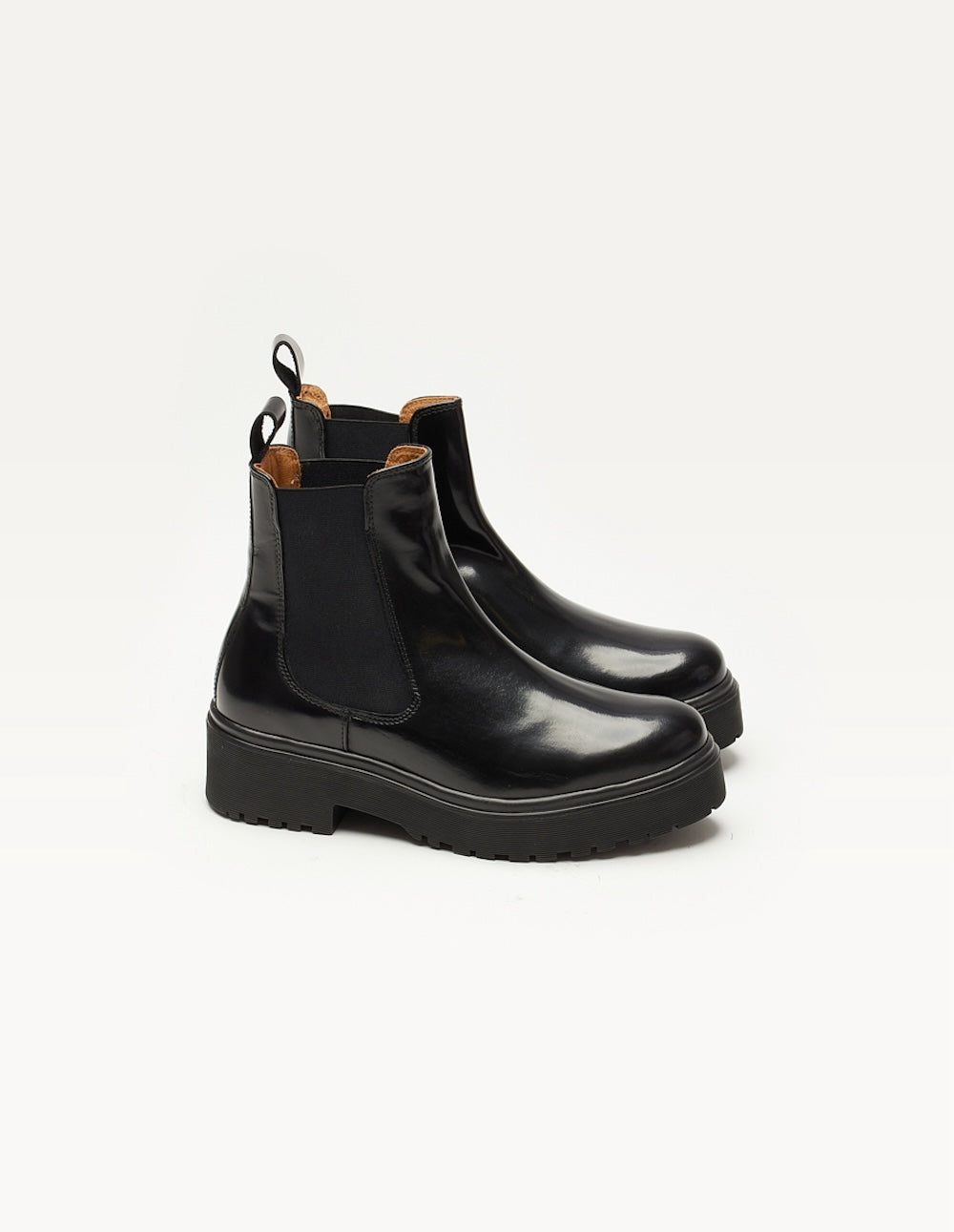 Ankle boots Flora - Black box leather