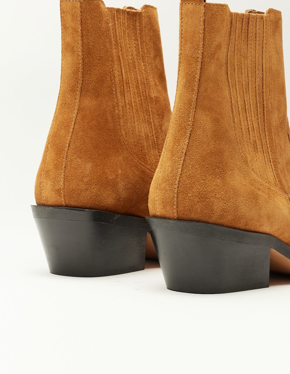 Bottines à talons Georgia - Suède ambre
