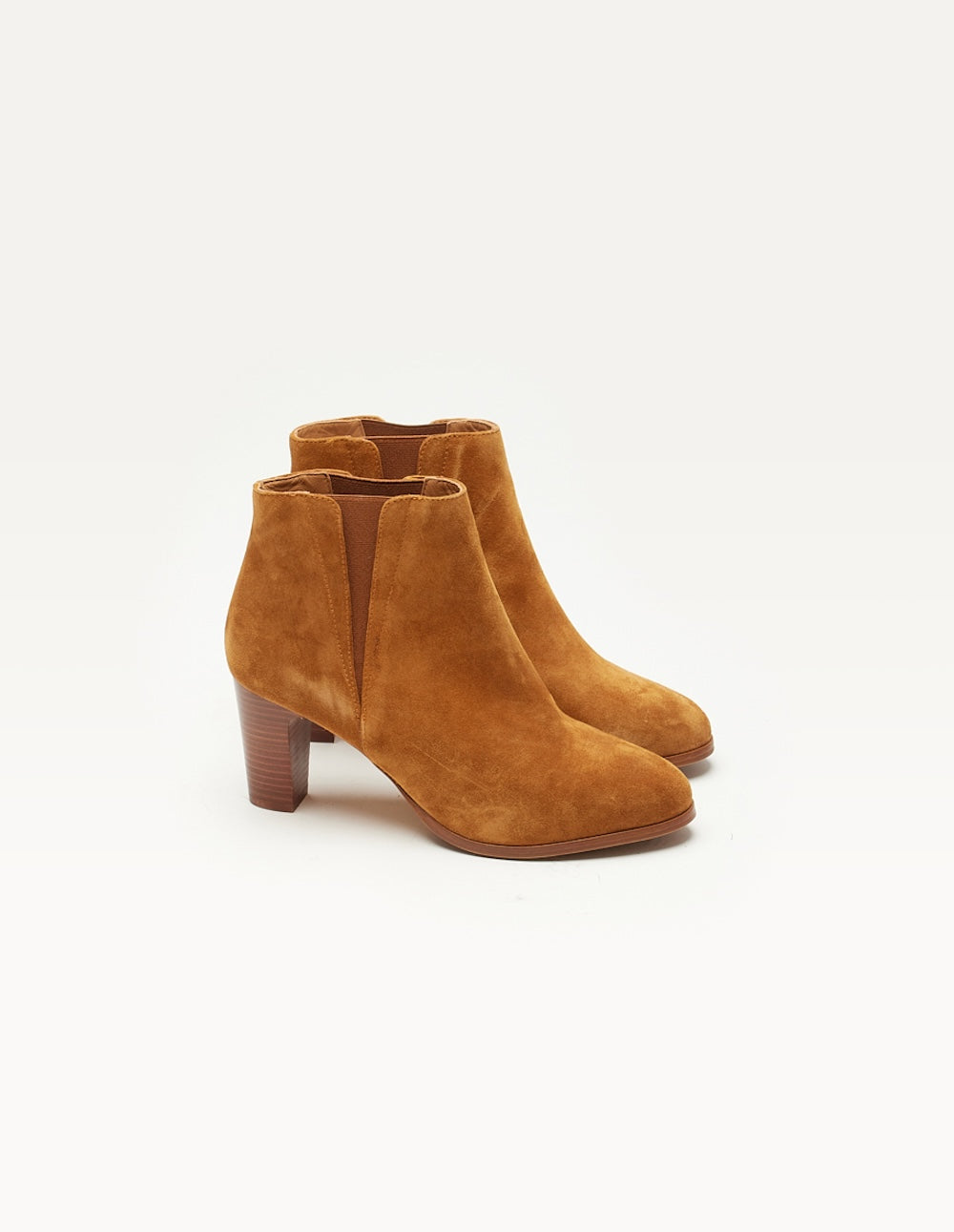 Heeled ankle boots Jeanne H - Amber suede