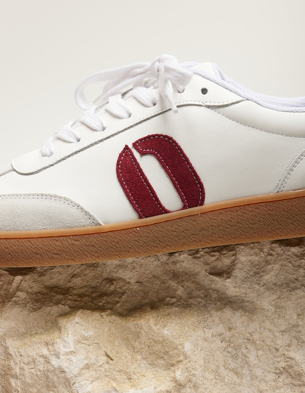 Baskets basses Lucia - Blanc bordeaux