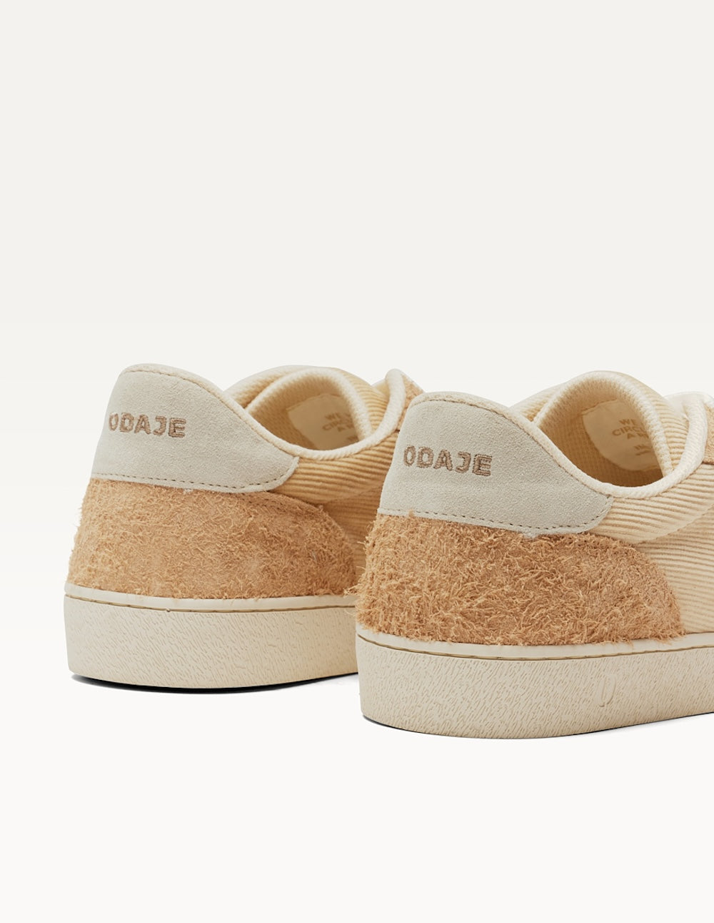 Low-top trainers Lucia - Nude cream light grey