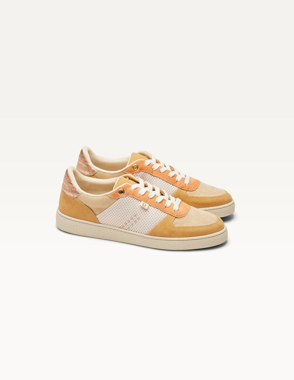 Low-top trainers Marie - Beige cream peach