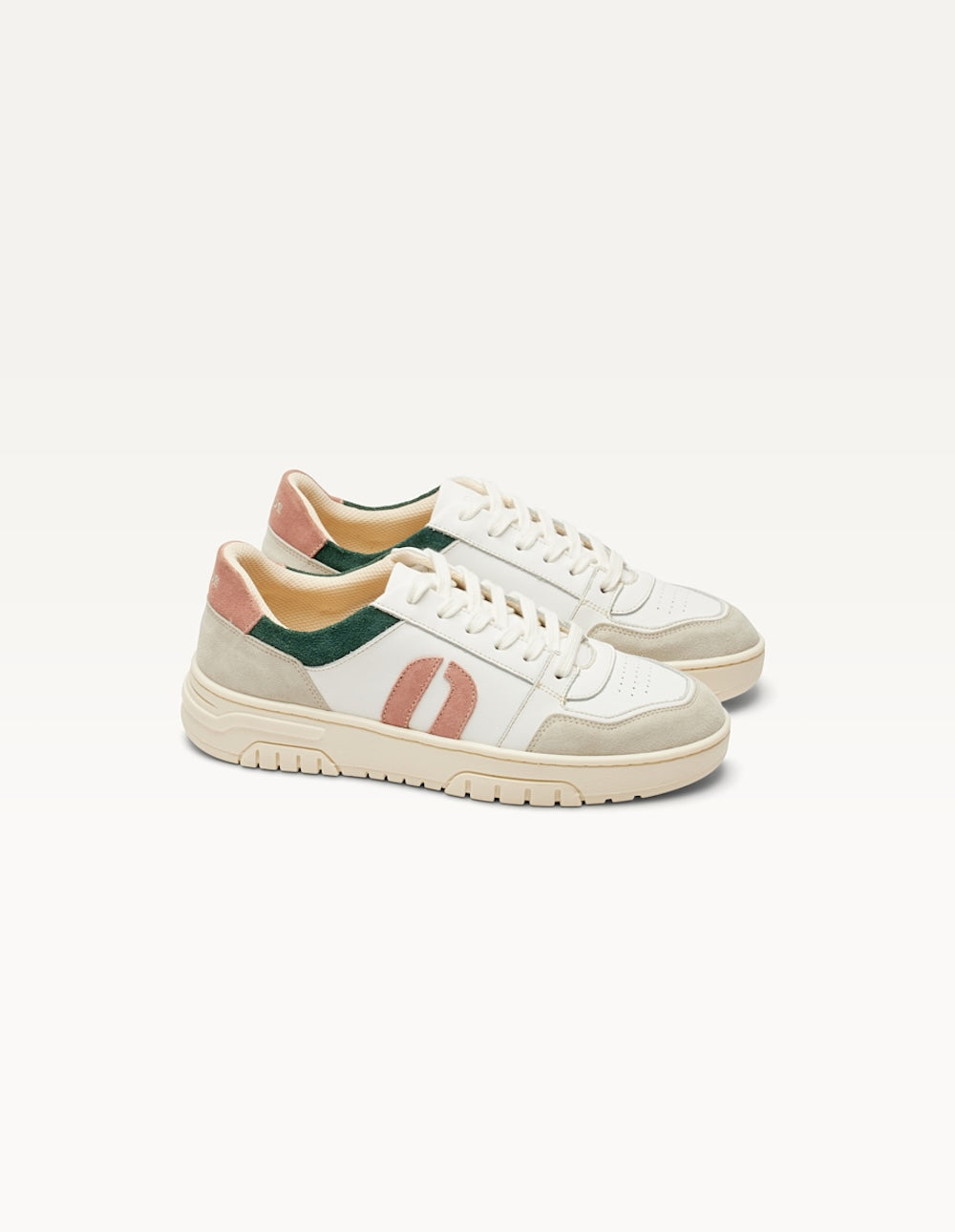 Low-top trainers Nora - Light gray white Teal