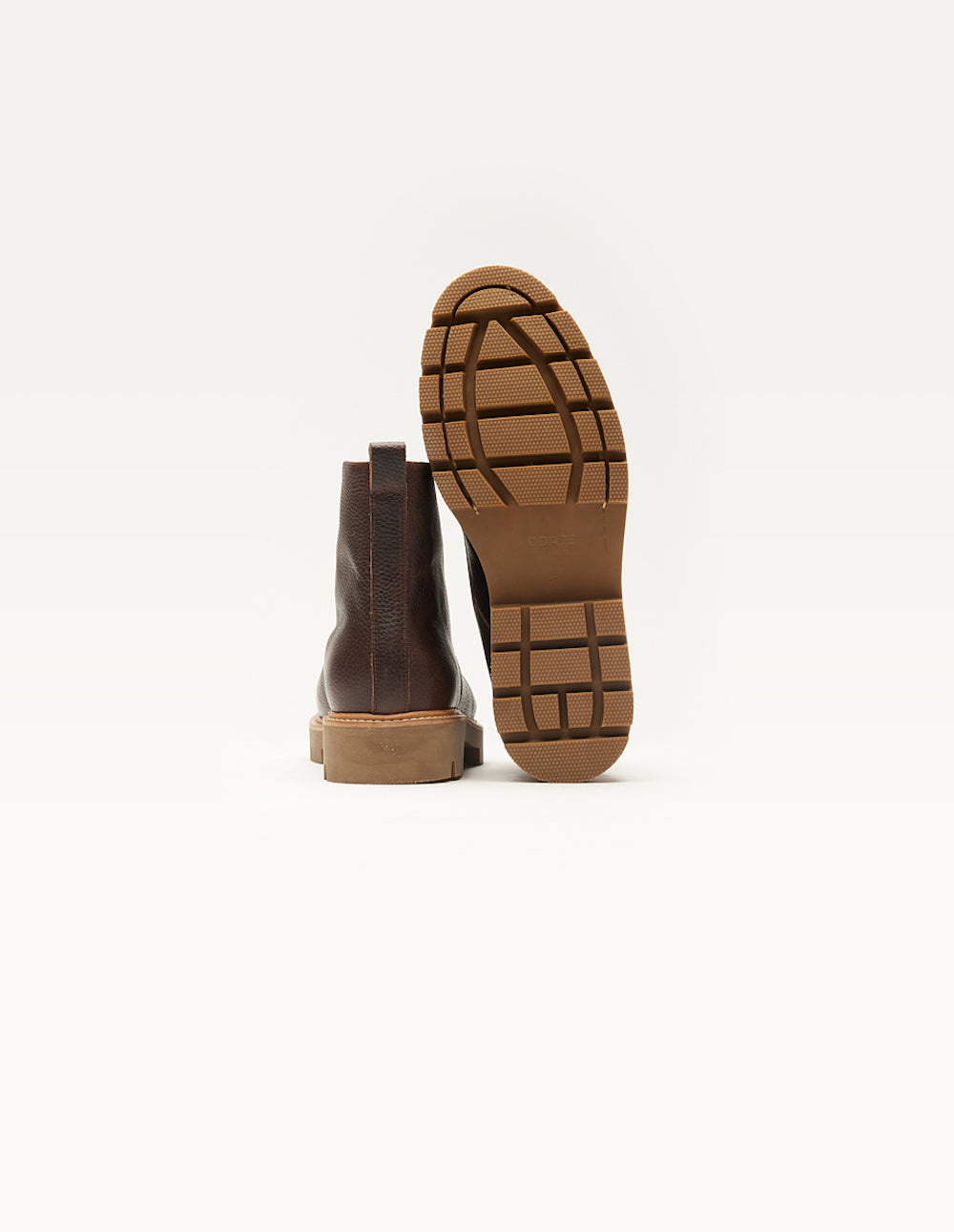 Boots Théodore - Brown grained pull-up leather
