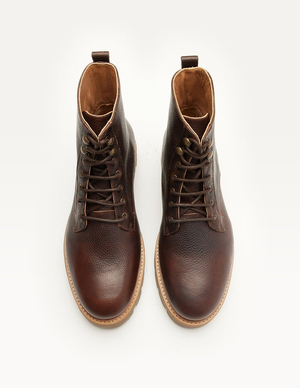 Boots Théodore - Brown grained pull-up leather