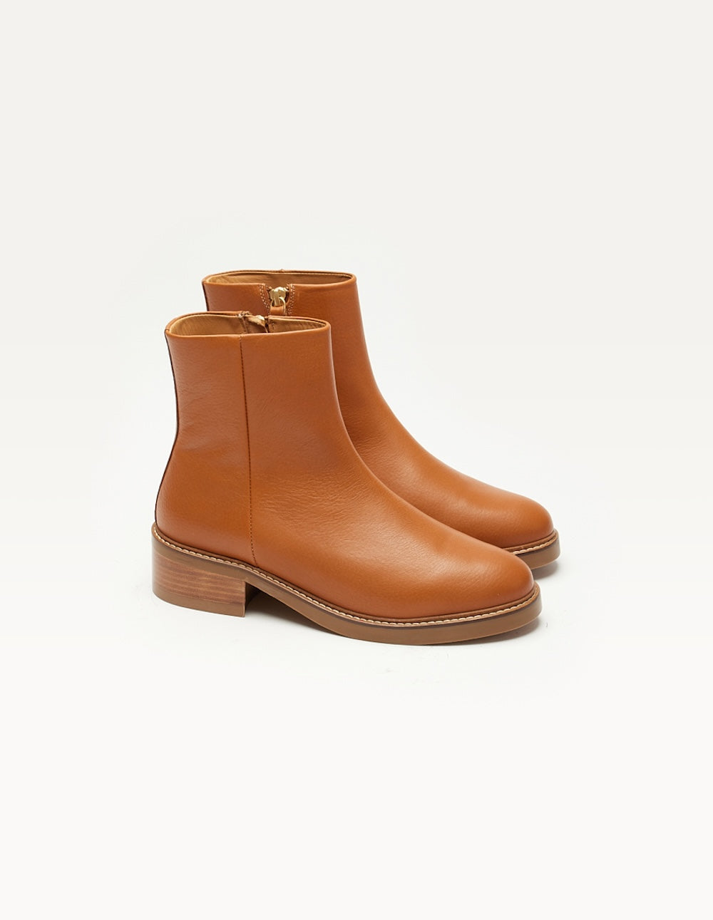 Ankle boots Virginie - Honey grained leather