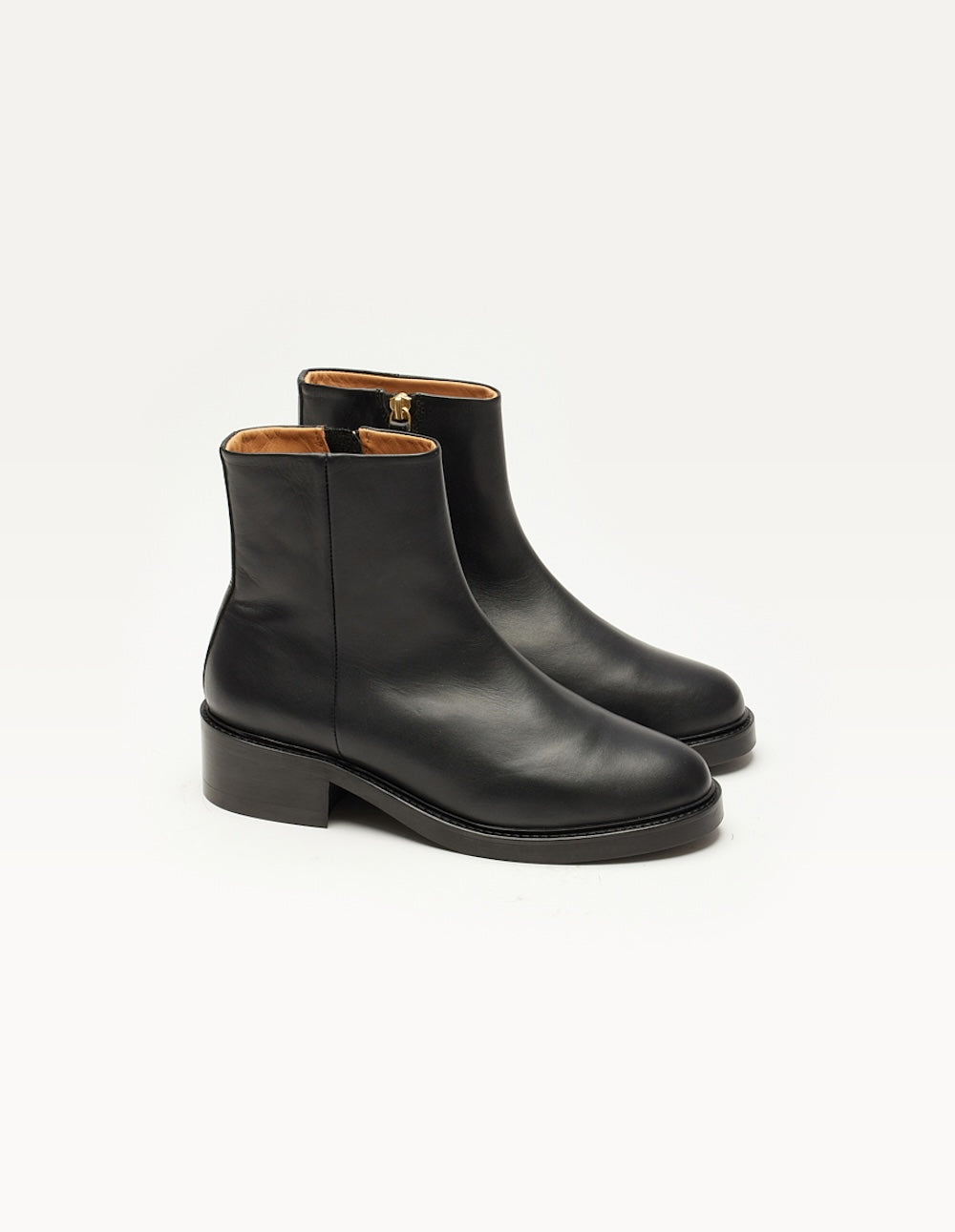 Ankle boots Virginie - Black leather
