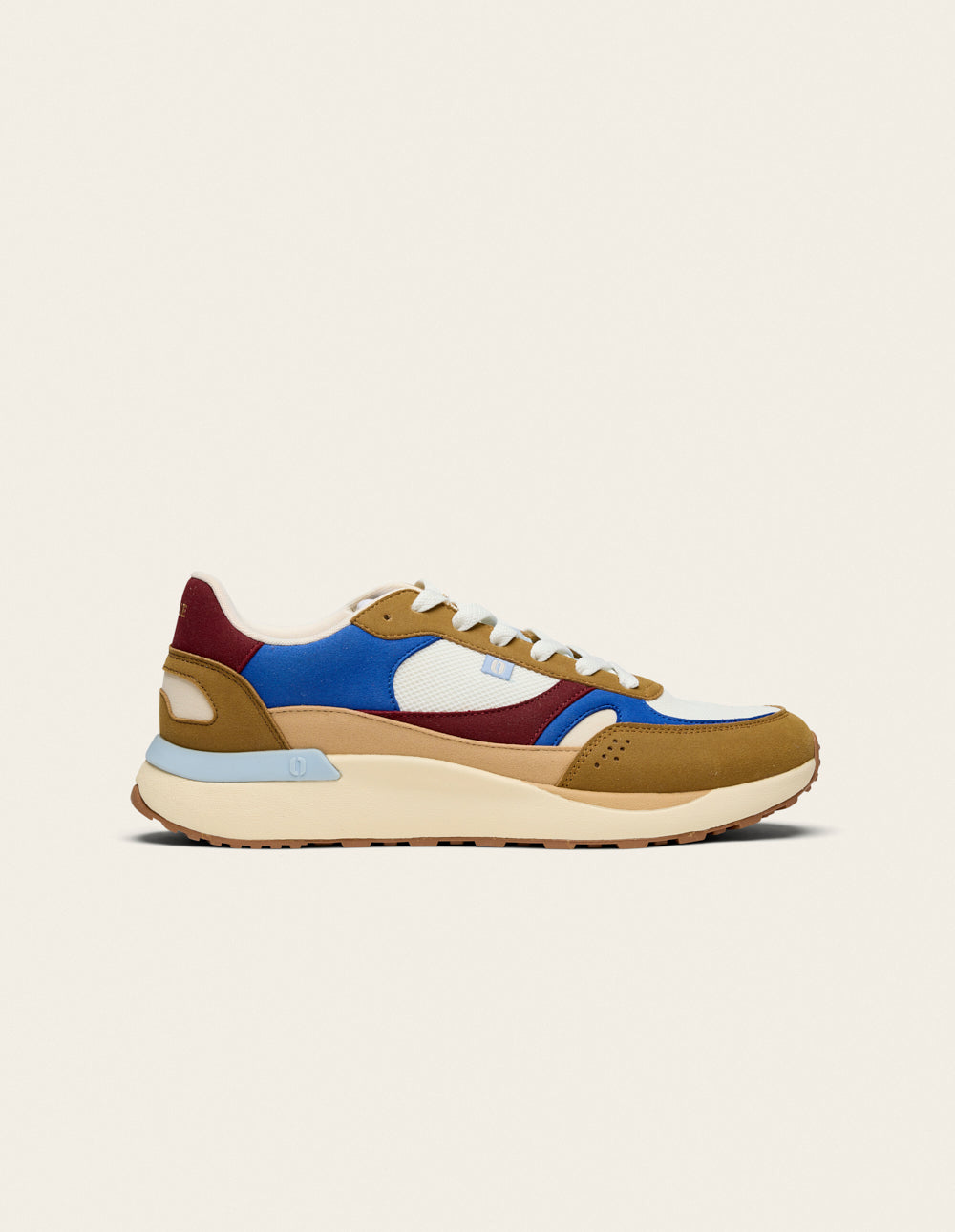 Anael low-top trainers - Brown, blue, burgundy