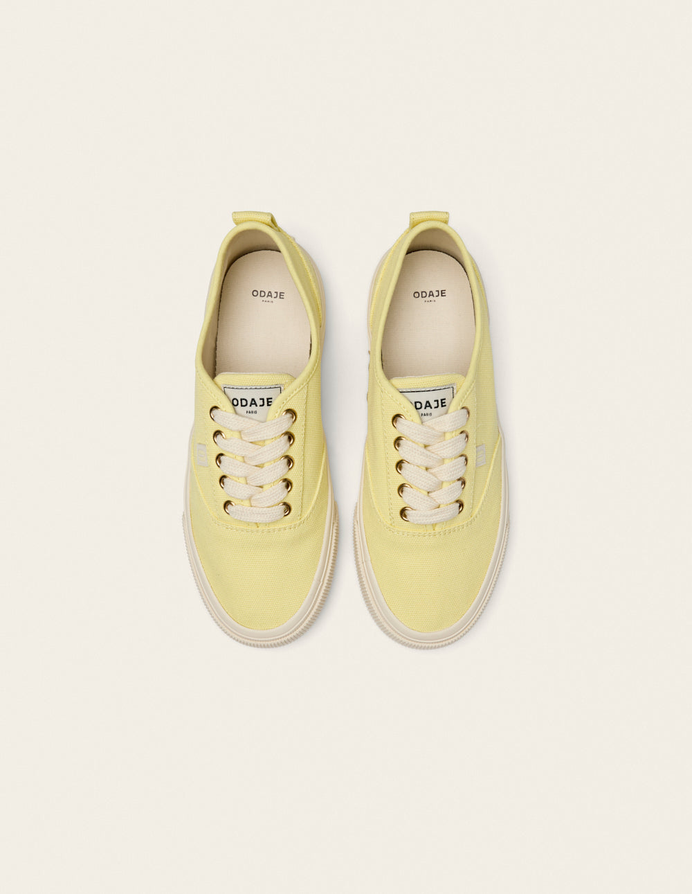 Asila low-top trainers - Lemon