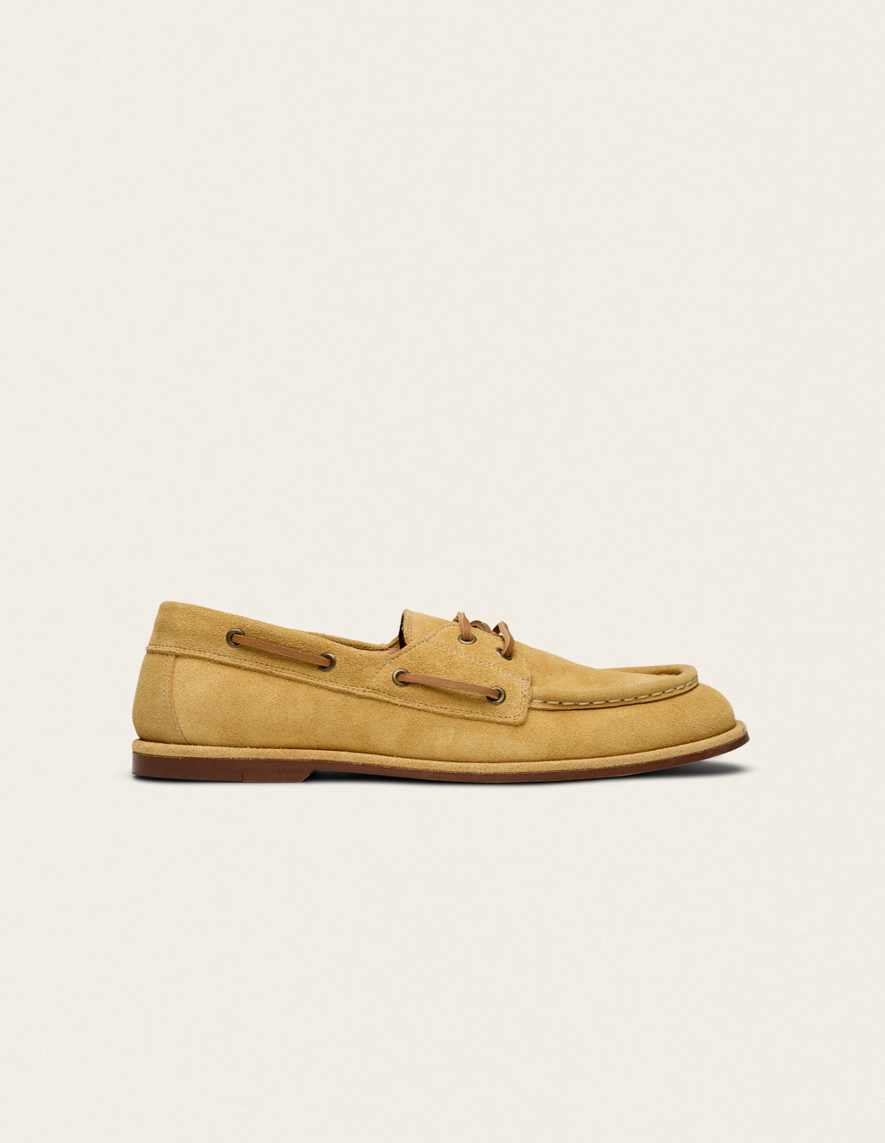 Bosan Boat Shoes - Beige Suede