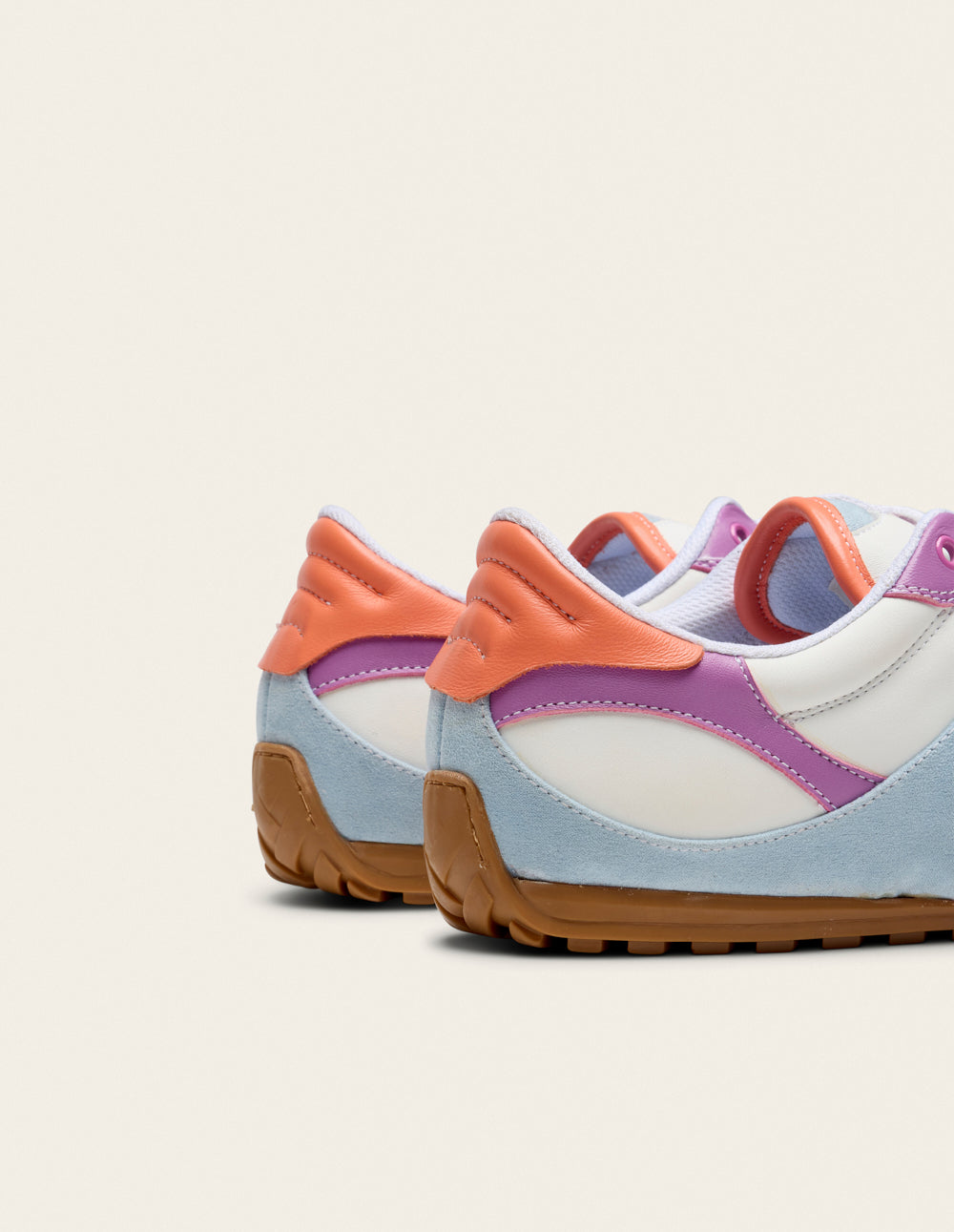 Chantua low-top trainers - Lilac turquoise orange