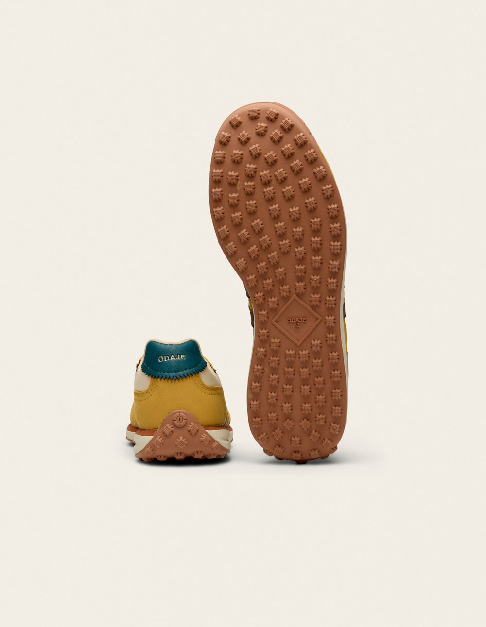 Baskets basses Crest - Camel beige marron