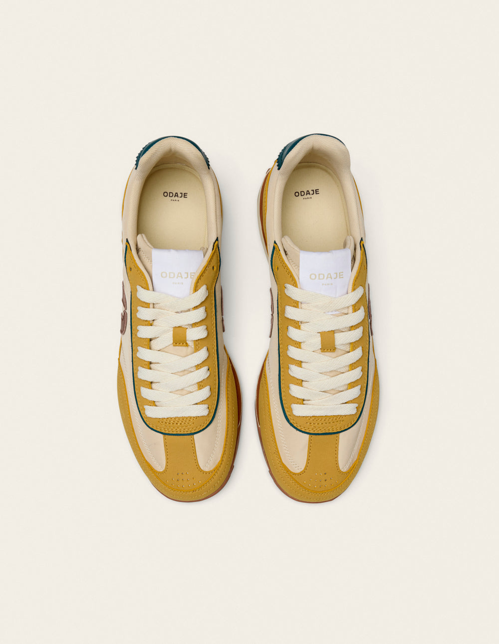 Baskets basses Crest - Camel beige marron