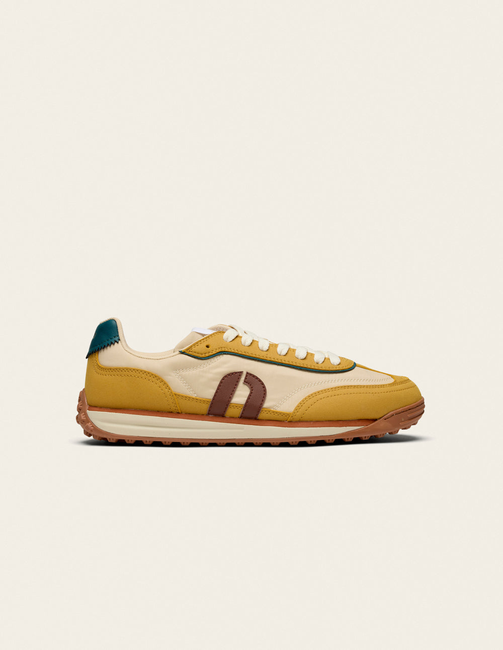 Baskets basses Crest - Camel beige marron