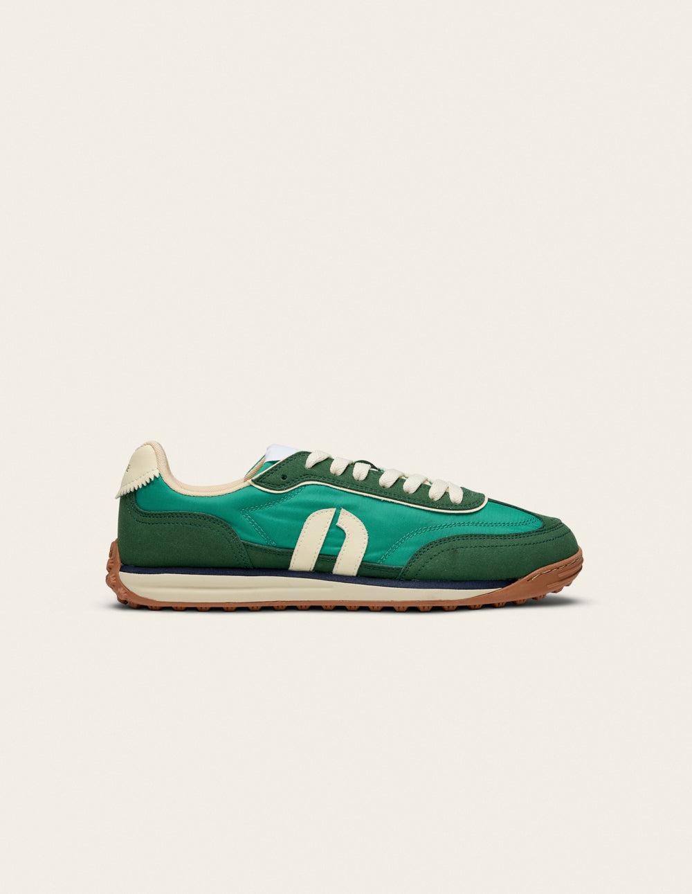 Crest low-top trainers - Khaki green ecru