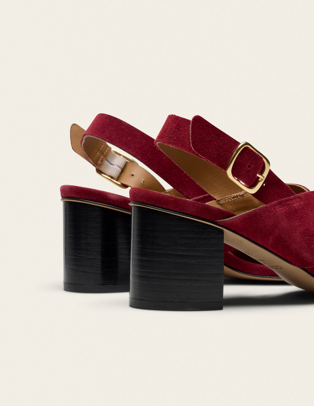 Dea heeled sandals - Purple suede