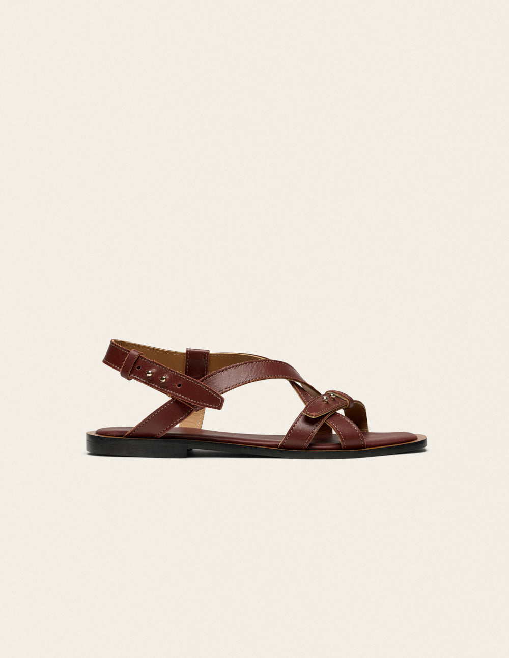 Dioni Sandals - Brown Leather