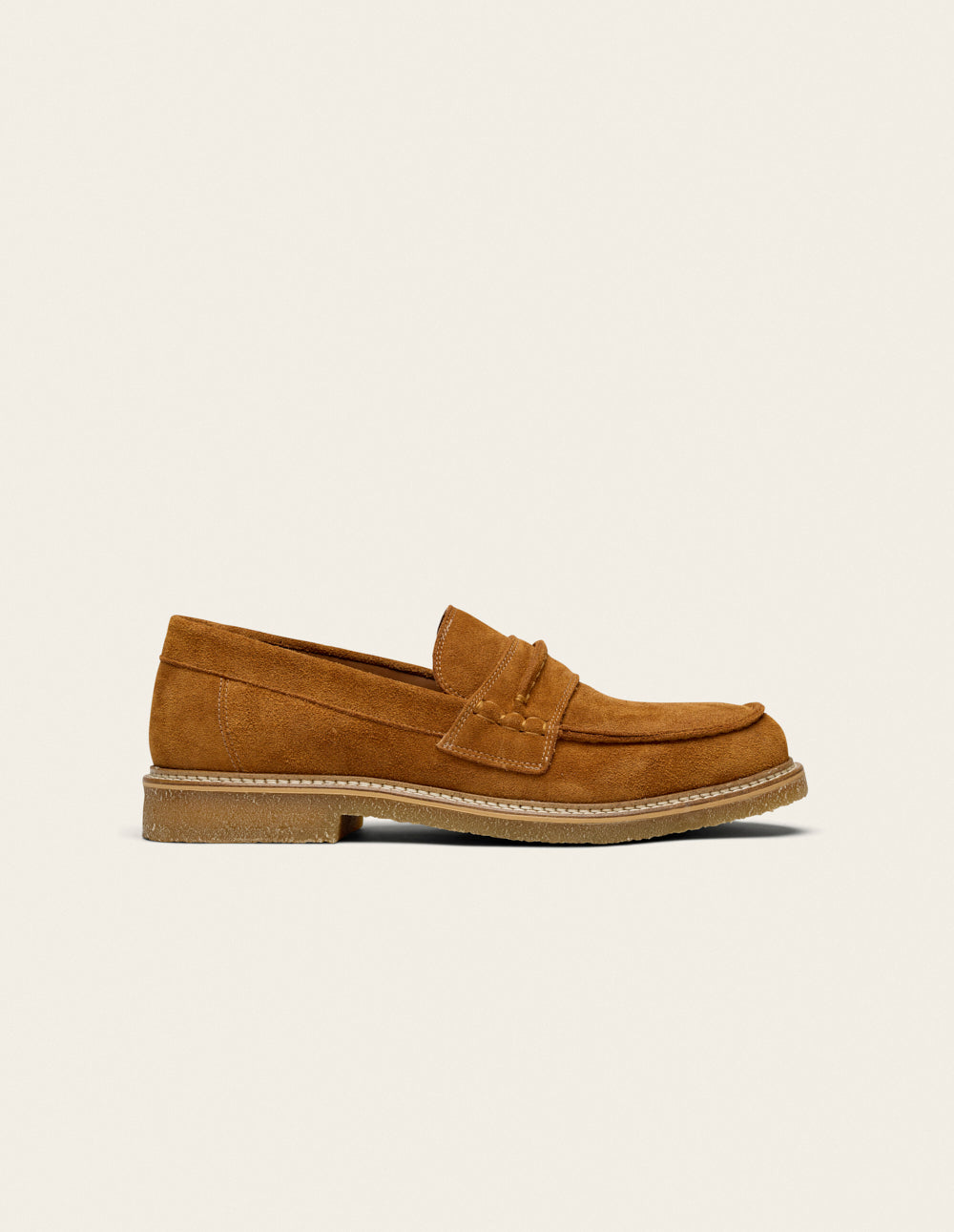 Mocassins Irvin - Suède ambre