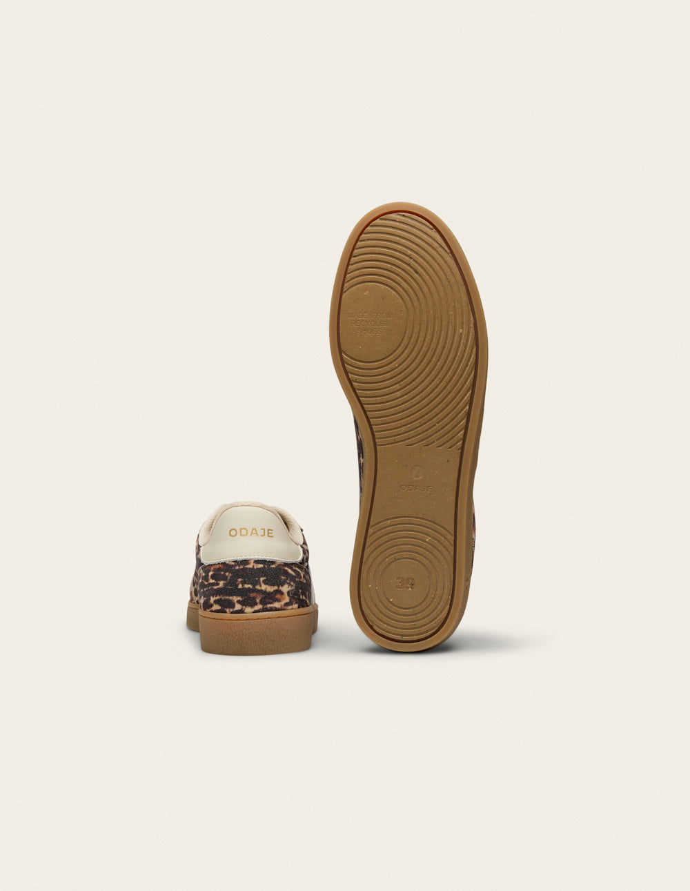 Lucia low-top trainers - Ecru Bengal