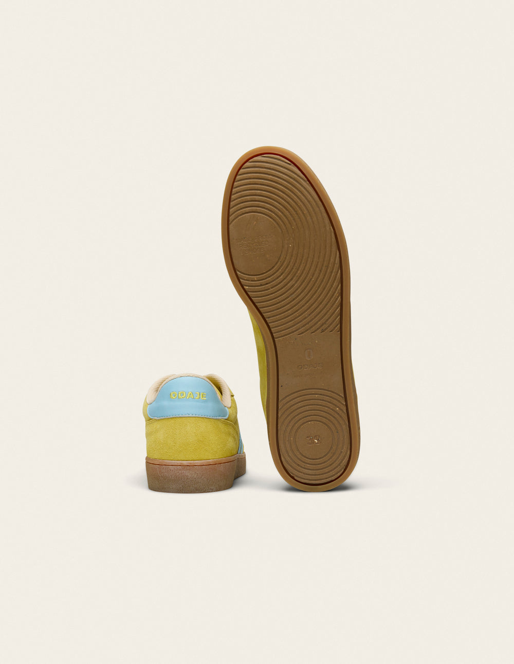 Baskets basses Lucia - Citron ciel