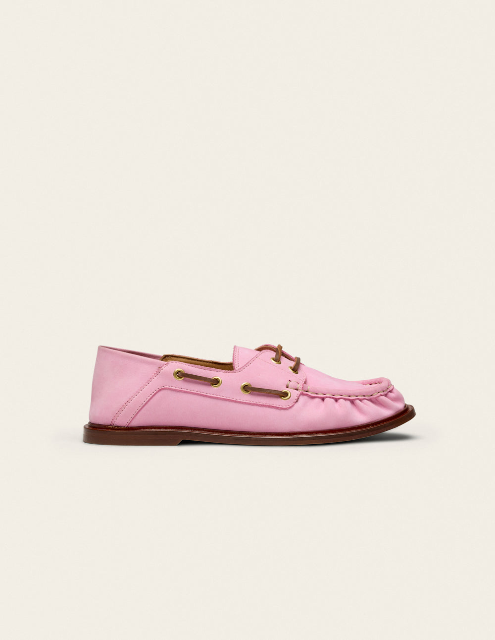 Ovel loafers - Pink nubuck
