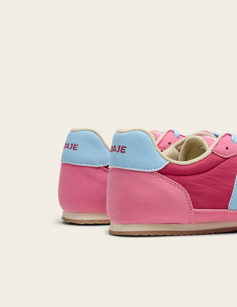 Baskets basses Riya - Rose ciel