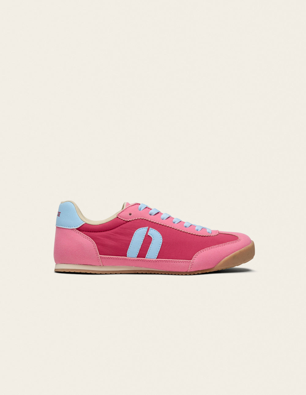 Riya low-top trainers - Sky pink