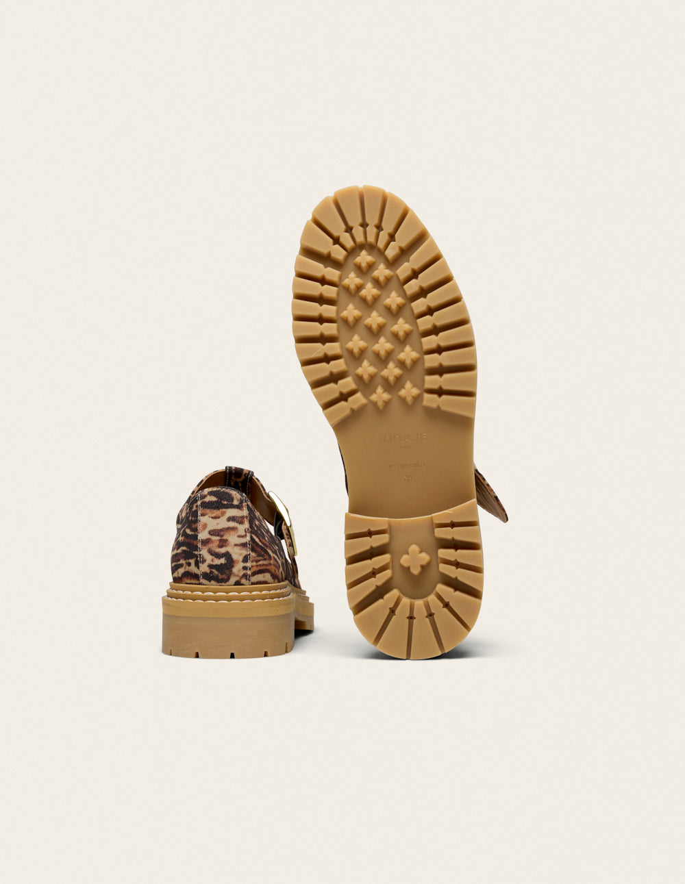 Openwork Roman Derbies - Bengal Suede