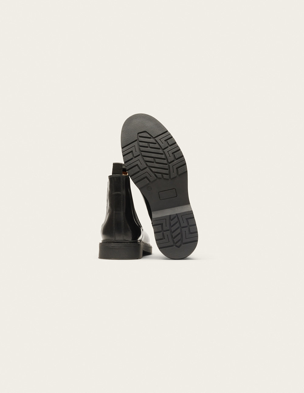Boots Axel - Black box leather