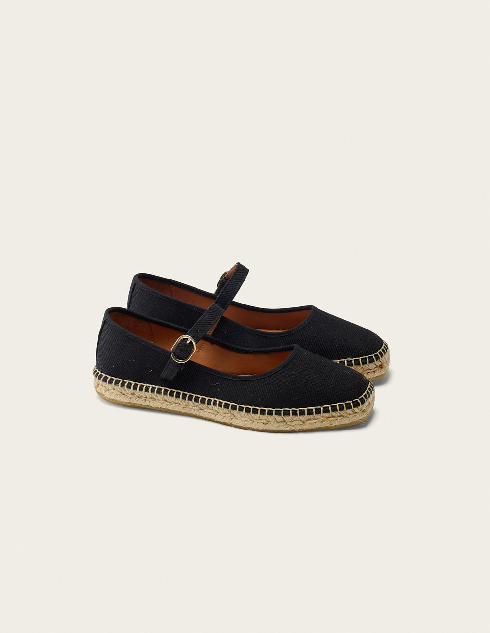 Bebi Espadrilles - Black canvas