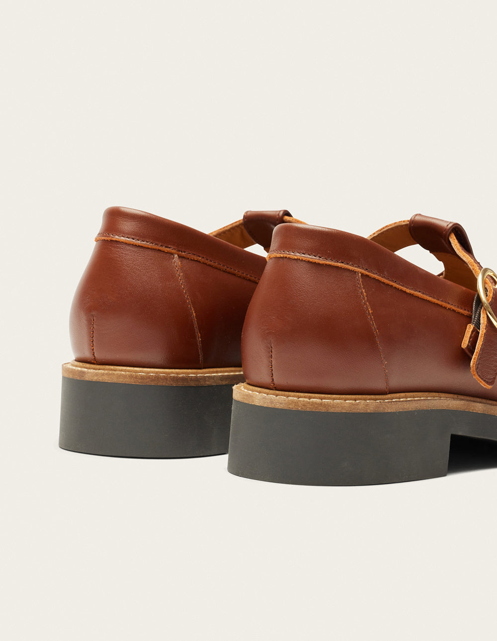 Derbies Carmen - Brown leather