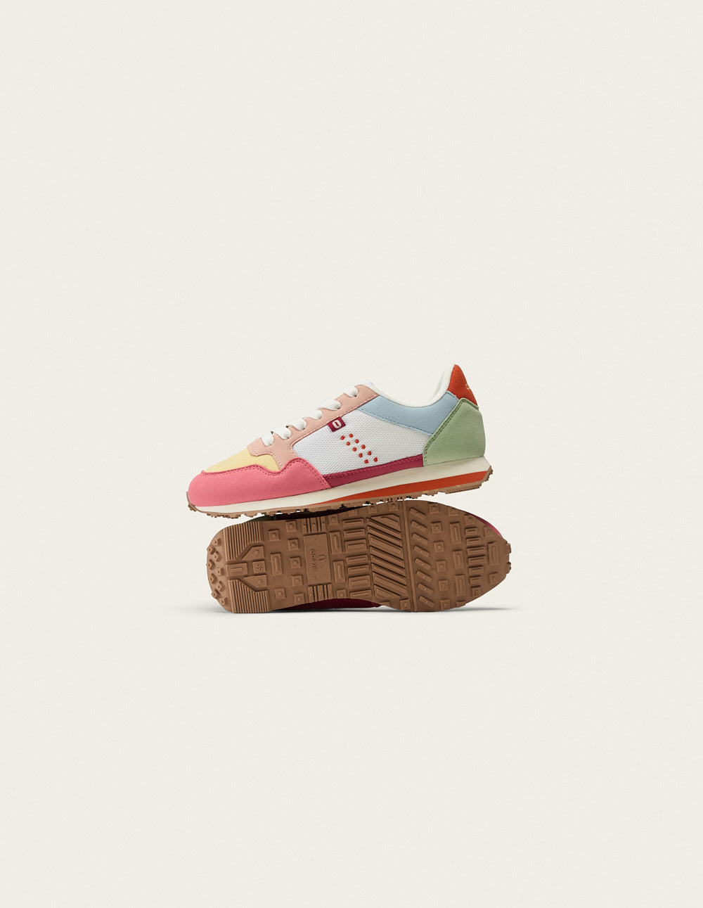 Gabrielle low-top trainers - Lime pink