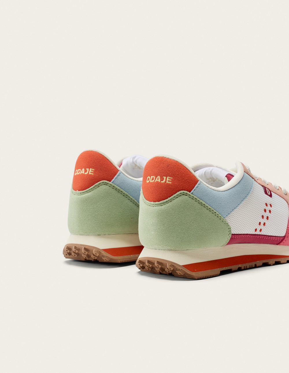 Gabrielle low-top trainers - Lime pink