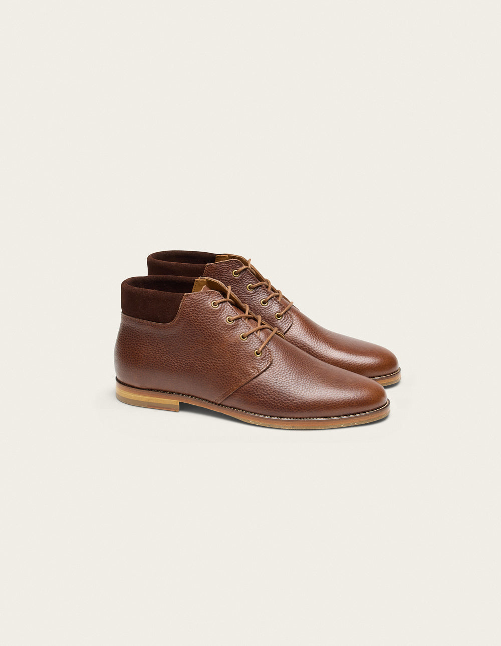 Boots Gaultier - Brown grained pull up 