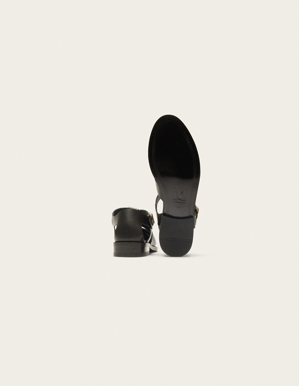 Sandals Inès - Black leather